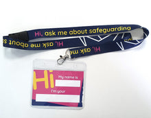 Load image into Gallery viewer, Safeguarding worker lanyard
