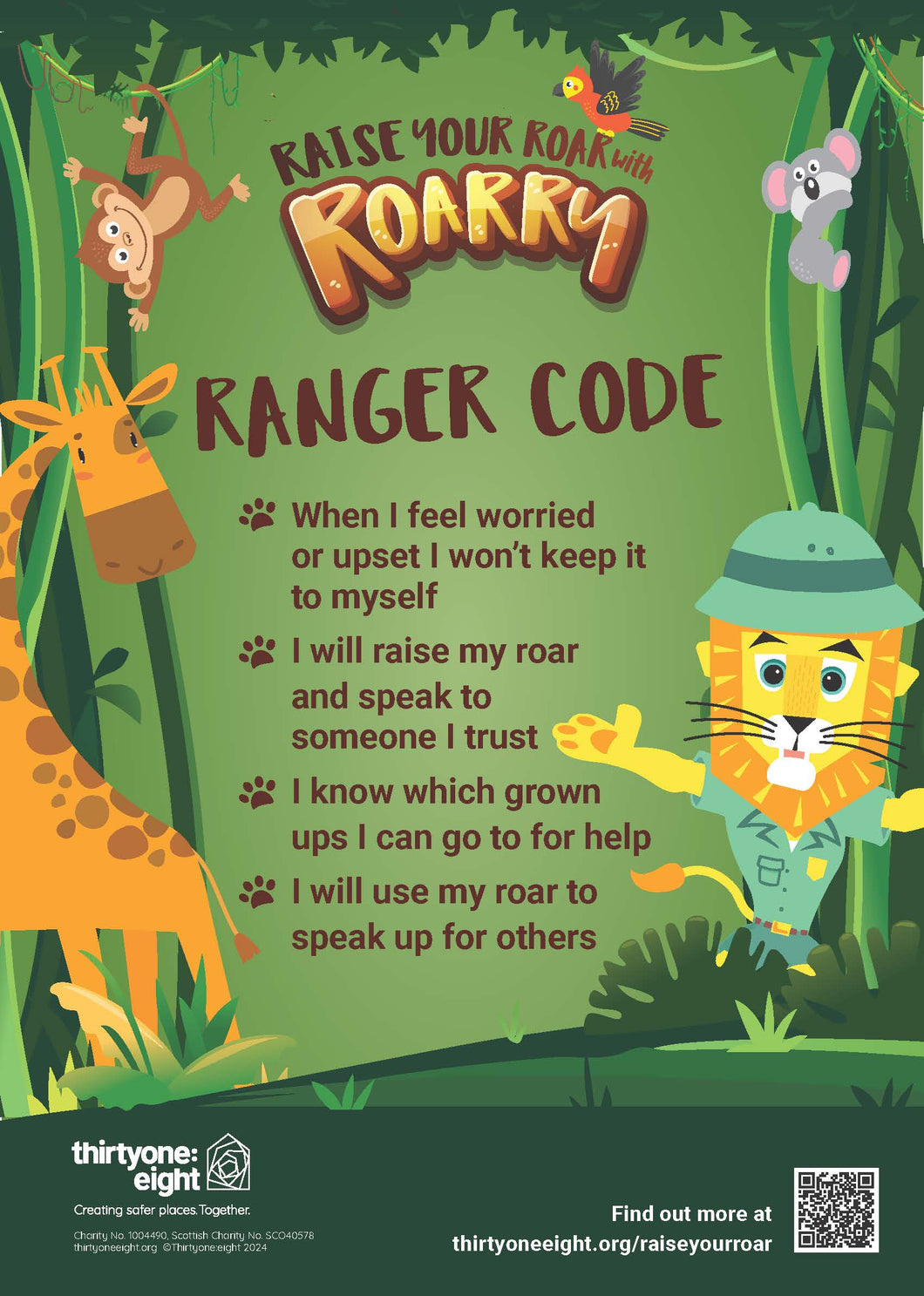 Roarry's Ranger Code Poster A4